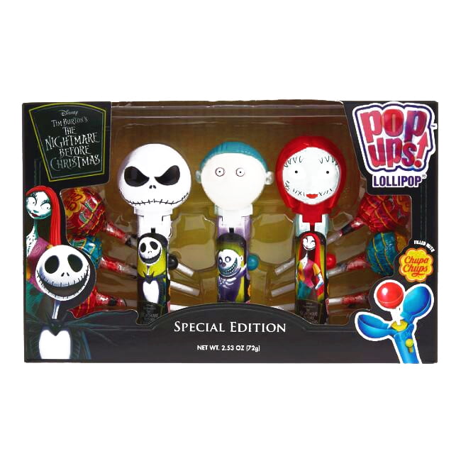 Nightmare Before Christmas Pop Ups Lollipop Holders 3 Pack 13.22 oz each (5 Items Per Order, not