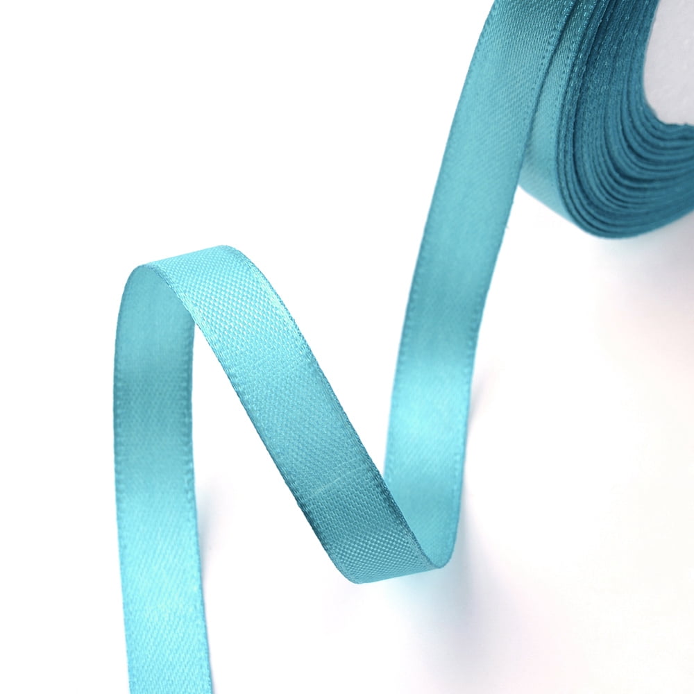 1group Valentines Day Gifts boxes Packages Single Face Satin Ribbon Polyester Ribbon Light Sea Green 1-12 inch~1-5/8 inch(37~40mm)