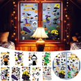 thumbnail image 2 of Halloween Window Clings - Double-Side Removable Halloween Window Stickers Glass Decals for Party Decorations Pumpkin Spider Bat Ghost Witch Window Décor, 2 of 5