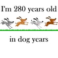 thumbnail image 3 of CafePress - 40 Birthday Dog Years 1 T Shirt - Men's Classic Graphic Cotton T-Shirt, 3 of 4
