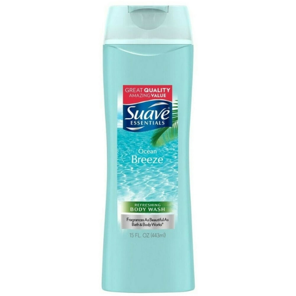 Suave Essentials Body Wash, Ocean Breeze 15 oz