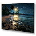 thumbnail image 2 of Designart "Silent Night on the Beach III" Nautical & Beach Canvas Wall Art, 2 of 5