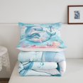 thumbnail image 4 of YST Cute Dolphin Bedding Set, Nautical Anchor Comforter Set, King Size, 4 of 6