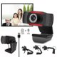 thumbnail image 2 of 1080P Full High Definition Webcam Video Card Web Cam Noise Reduction Micophone USB2.0 Mini Computer Camera for PC Laptop, 2 of 5