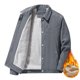 thumbnail image 1 of Ceisia Warm Windproof Men's Loose Fit Corduroy Jacket with Lamb Fleece Lining Gift, 1 of 5
