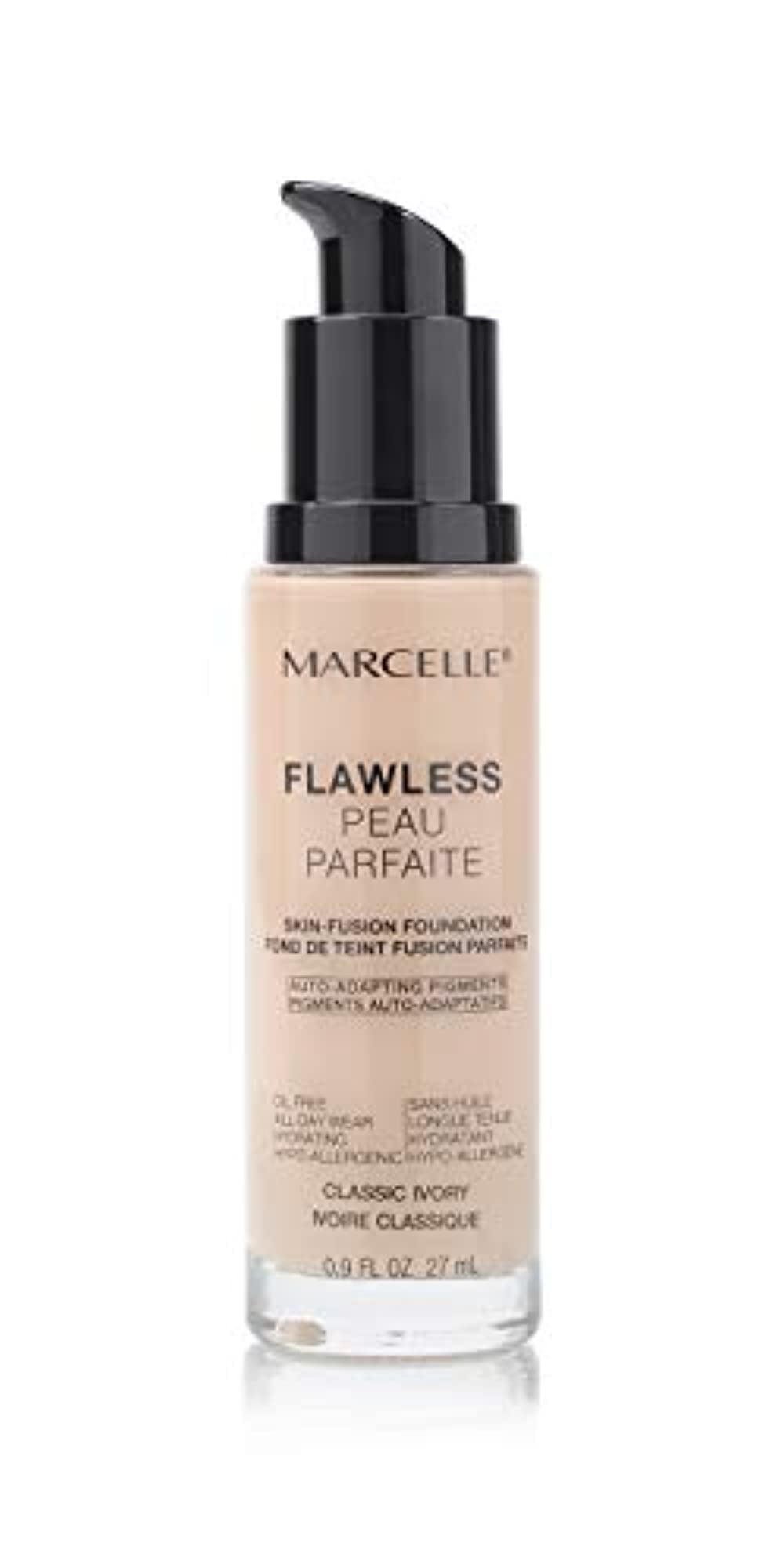 Marcelle Flawless Foundation, Classic Ivory, Hypoallergenic and
