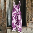 thumbnail image 2 of Cavosen Plus Size Loose Sleeveless Jumpsuits Overalls with Pocket Print Lightweight Summer Going Out Rompers, 2 of 5