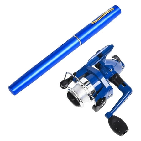 HGFTDIUT Fishing Rod Reel Combo Mini Pen Fishing Pole Kit Telescopic Fishing Rod Spinning Reel Combo Kit