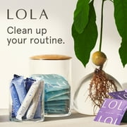 LOLA Super Plus Tampons, Organic Cotton, Compact Plastic Applicator, 20 Count