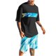 thumbnail image 1 of Mangas de Mano para Hombres, Impresión Hawaiana Suelta Casual, Pantalones Cortos Deportivos de Cintura Elástica Y Set de Blusa, 1 of 5