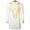 White, variant on Lu's Chic Men's Vintage Shirt Long Shirt Long Sleeve Casual Summer Split Button Up Shirt Printed Black Small