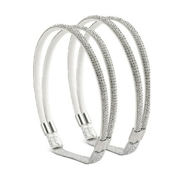 lanema 1 Pair Adjustable Ankle Strap Shoelaces for High Heels Rhinestones Shoe Straps