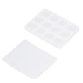 thumbnail image 2 of 2pcs Fondant Molds 12 Signs Round Soft Elastic Reusable Inadhesive Design Silicone Chocolate Cake Mold for Baking, 2 of 8