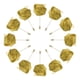 thumbnail image 1 of Ramilletes de Rosa Unique Bargains 12 Pcs con Alfileres para Hombres Ceremonia de Boda Aniversario Cena Formal Dorado, 1 of 5