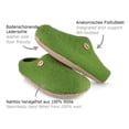 thumbnail image 5 of WoolFit Felt Slippers | Footprint, green, 5 of 10