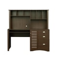 thumbnail image 5 of KEHOMY Home Office Computer Desk with Hutch,Walnut, 5 of 8