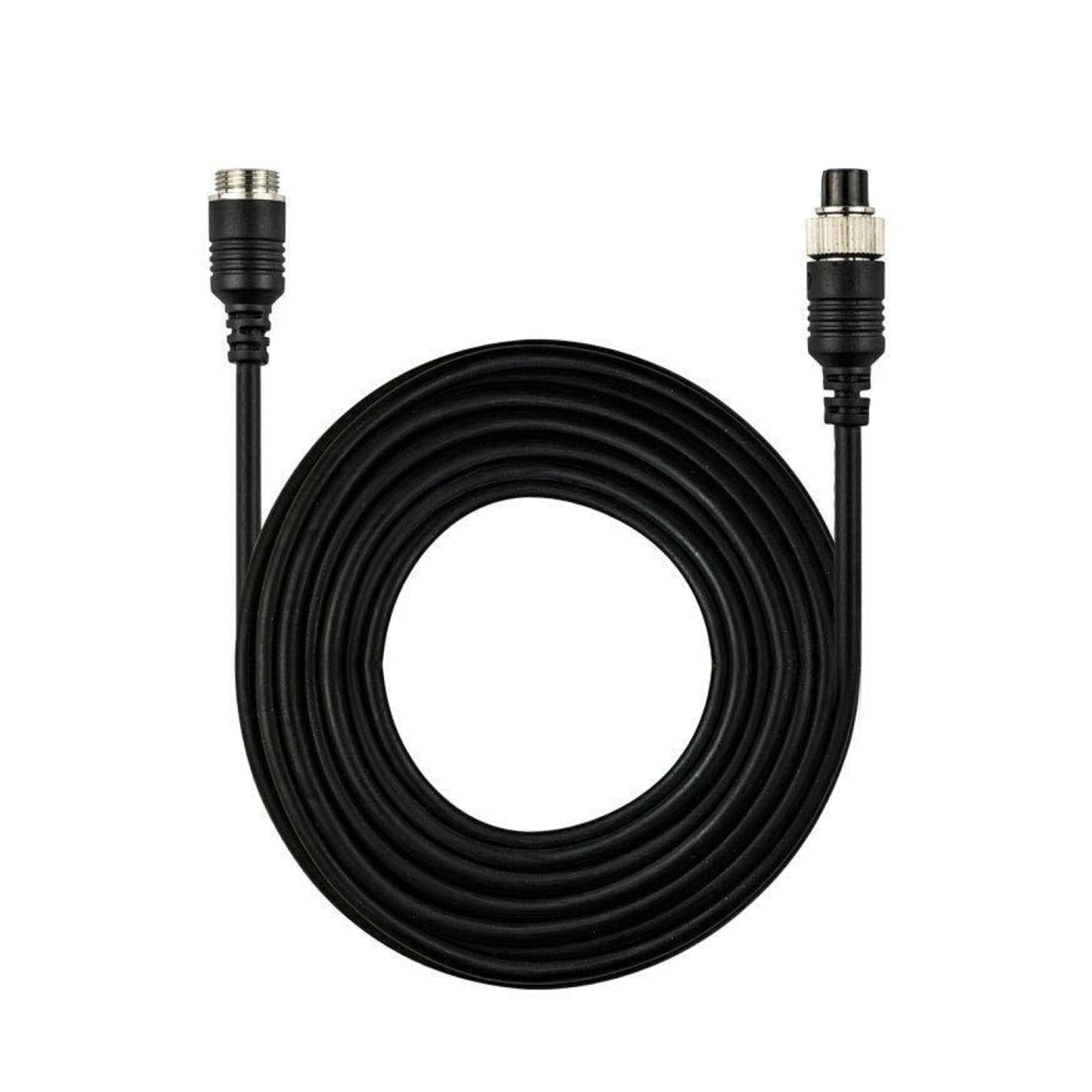 16FT Male to Female 4-Pin Aviation Video Cable for Rear View Camera, Monitor DVD Player