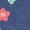 HEATHER NAVY, variant on Instant Message - Floral Horseshoes - Toddler & Youth Girls A-line Dress