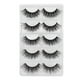 thumbnail image 4 of Pestañas postizas, 5 pares de herramientas de maquillaje para pestañas postizas, pestañas esponjosas y tenues, los mejores materiales, 4 of 8