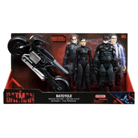 Spin Master Games Collectible Batman Batcycle Action Figures Black 2 66 lb