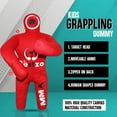 thumbnail image 4 of MMA Grappling Dummy- Punching Bag for Kids Wrestling BJJ Judo Karate Throwing Self Defense Boxing Brazilian JIU Jitsu Dummies Canvas- UNFILLED, 4 of 7