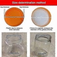 thumbnail image 5 of 200pcs Self-Adhesive Foam Pressure Sensitive Seal Cap Lining Tamper Resistant Seals for Cosmetic Jar Bottle Pot 20mm-82mm Caps, 5 of 5
