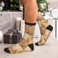 thumbnail image 7 of KLL Print Cool Socks Men's Women's Crew Socks Funny Crazy Novelty Stockings, 7 of 7