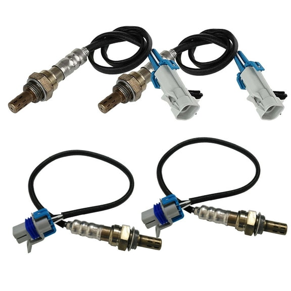 Maxfavor 4X Oxygen Sensor for Chevrolet Silverado 1500 2008-2013 234-4668 x2 234-4256 x2 Upper Down