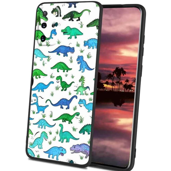 Dino-Reptile-97 Phone Case, Degined for Samsung Galaxy S20+ Plus Case Men Women, Flexible Silicone Shockproof Case for Samsung Galaxy S20+ Plus