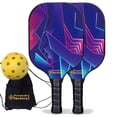 thumbnail image 1 of Pickleball Factory PB00047-1-G Best Pickleball Set, PB00047 Shards Pickleball Rackets, Best Pickleball Set for Driveway, Glassfiber Graphite, 1 of 1