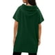 thumbnail image 5 of Vestido tipo sudadera con capucha KISSMODA Mujer Verano Verde Oscuro S, 5 of 5