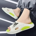 thumbnail image 5 of Men's Beach Slippers with Soft Low Arch Support Comfortable Thick Sole Anti Slip Easy To Clean, 5 of 5