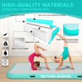 thumbnail image 3 of BEYOND MARINA Air Gymnastics Tumble Track Inflatable Tumbling Air Mats for Home Yoga Use Mint 16ft, 3 of 6