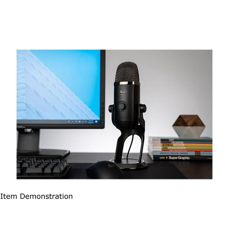 Blue Yeti X Professional USB Microphone with LED Lighting - Black 