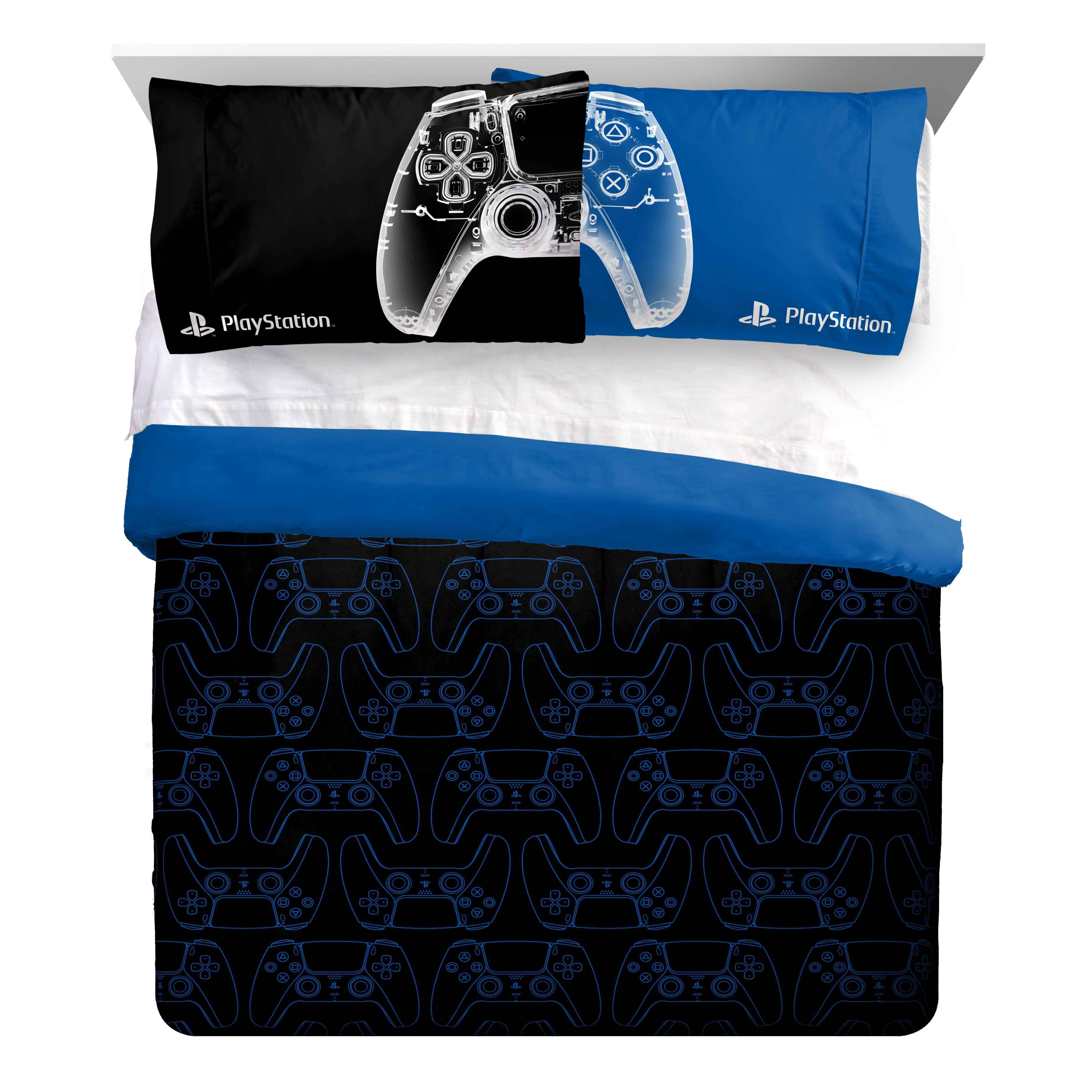 PlayStation X-Ray 2-Piece Reversible Queen Comforter and