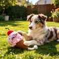 thumbnail image 6 of Ice Cream Cone Shaped Pet Squeaky Toy, Soft Squeaker and Crinkle Toy, Interactive Play Gift for Small Dogs and Cats, 6 of 7