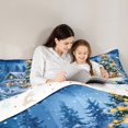 thumbnail image 5 of jejeloiu Chic Christmas Tree Queen Comforter Set,Western Holiday Cabin Bedding Sets,Happy New Year Bedding Comforter Set For Men Women,Breathable Home Decor Reversible,3pcs, 5 of 8
