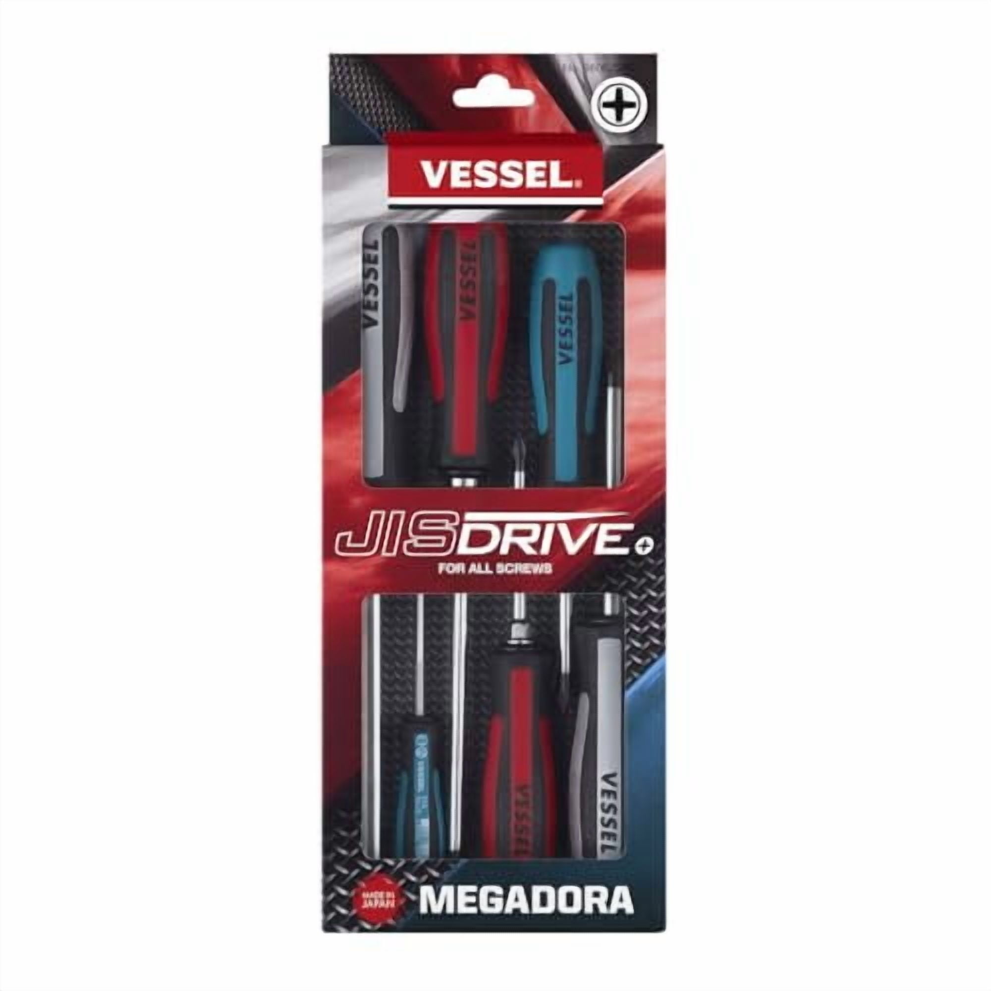 VESSEL MEGADORA JISDRIVE Screwdriver 6PC. Set