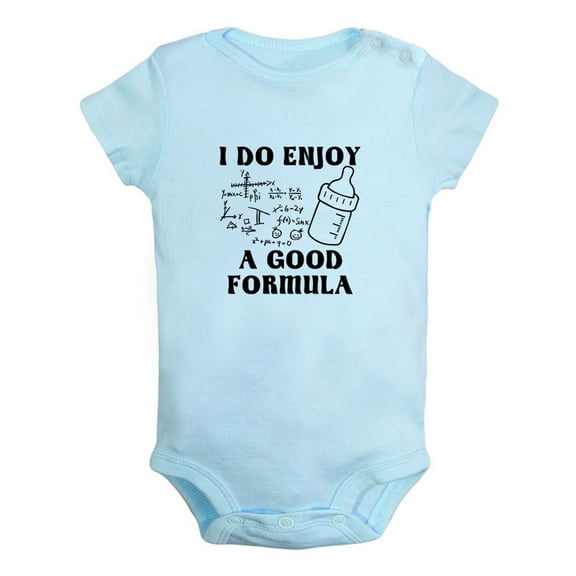 I Do Enjoy A Good Formula Funny Rompers For Babies, Newborn Baby Unisex Bodysuits, Infant Jumpsuits, Toddler 0-12 Months Kids One-Piece Oufits (Blue, 0-6 Months)
