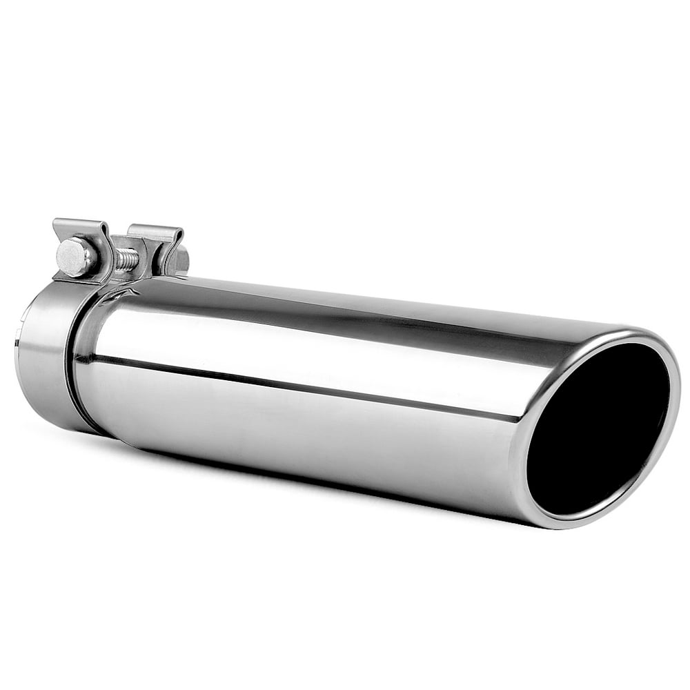 Universal Exhaust Tip Tailpipe 2.5 Inch Inlet x 3 Inch Outlet x 12 Inch