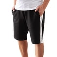 thumbnail image 1 of pstuiky Hombres bajos, Pantalones cortos holgados de gran tamaño para hombre, pantalones deportivos de playa, pantalones cortos Pantalones cortos para correr para hombre, 1 of 7