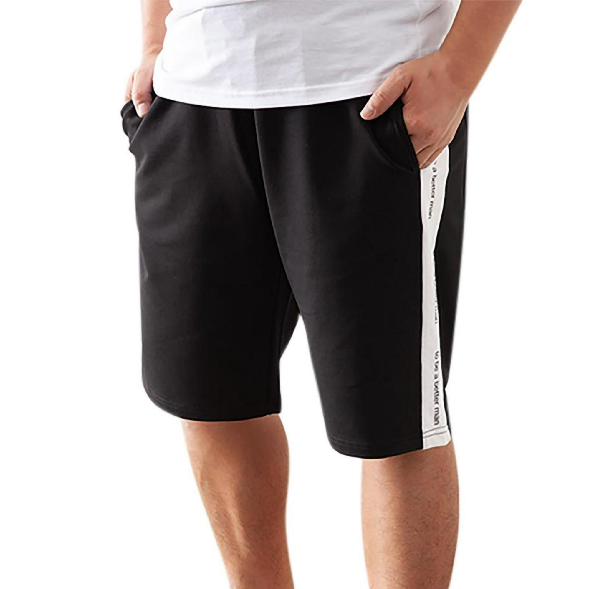 EOYWHK Mens Basketball Shorts 100% Cotton Short Wide Comfort