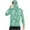 Mint Green, variant on Lumeqa Men's Performance Fishing Hoodie Shirt - UPF 50+ Sun Protection Long Sleeve Thumbholes Shirts with Neck Gaiter Blue M