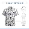 thumbnail image 7 of High Quality Hawaiian Shirts for Men Short Sleeve Aloha Beach Shirt Floral Summer Casual Button Down Shirts Blouses G6SIJA, 7 of 7