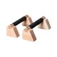 thumbnail image 5 of 2 barras paralelas de flexiones para entrenamiento para adultos, asas estables de madera para flexiones. 20 cm, 5 of 9