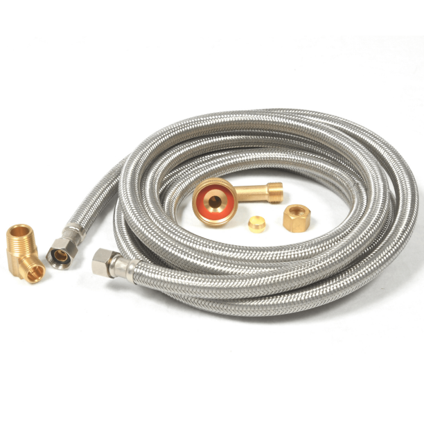 Dishwasher Hose 10 FT Dishwasher Supply Line Stainless Steel
