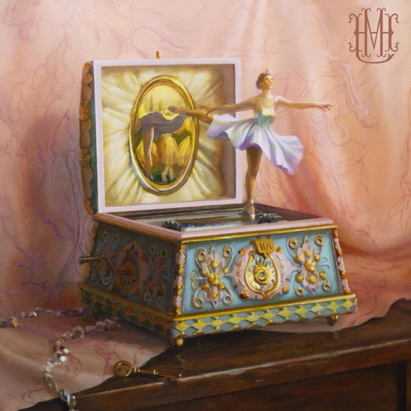 Caja musical ATLANTIC RECORDS Love Hate en vinilo