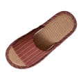 thumbnail image 3 of Agkizg Unisex Fall Winter Slippers, Womens Mens House Slippers, Couple Solid Color Flat Slide Sandals Soft Sole Casual Indoor Outdoor All Season House Slippers, 3 of 6