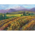 thumbnail image 2 of Oleson, Nanette 18x15 Gold Ornate Wood Framed with Double Matting Museum Art Print Titled - Vineyard Tapestry I, 2 of 4