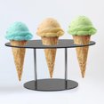 thumbnail image 3 of LCXmlly Cream Cone Holder Rack Transparent Ice Cream Cone Holder Cream Cone Display Stand for Weddings, 3 of 7